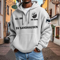 SV Sandhausen – Waffel-Hoodie neue Version mit Ihrem Namen