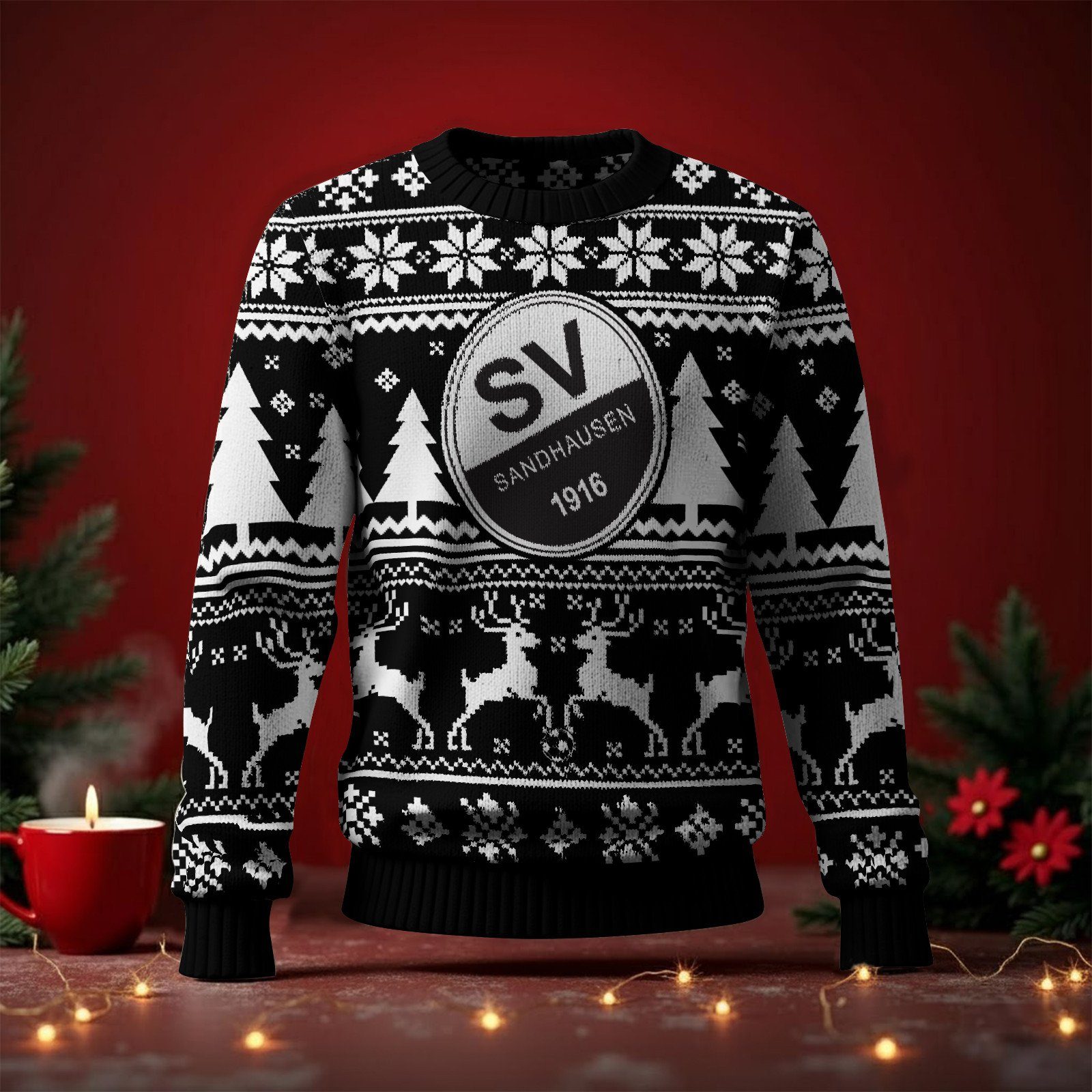 SV Sandhausen Fan Edition Weihnachtspullover im neuen Design SV Sandhausen Fan Edition Weihnachtspullover im neuen Design