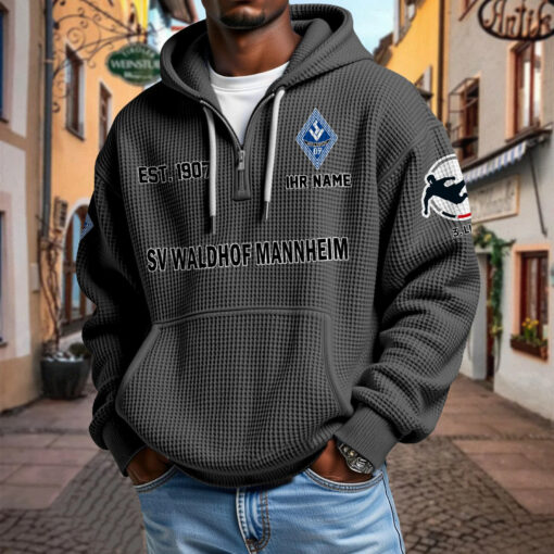 SV Waldhof Mannheim 07 – Waffel-Hoodie neue Version mit Ihrem Namen SV Waldhof Mannheim 07 – Waffel-Hoodie neue Version mit Ihrem Namen