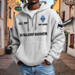 SV Waldhof Mannheim 07 – Waffel-Hoodie neue Version mit Ihrem Namen