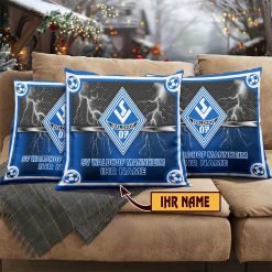 SV Waldhof Mannheim 07 – Individueller Name im neuen Design, Kissen mit Füllung