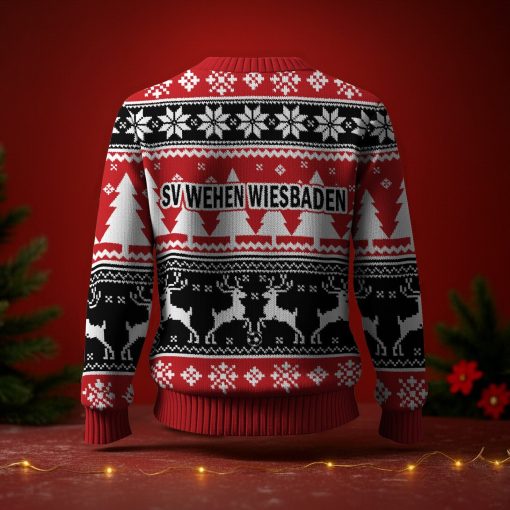 SV Wehen Wiesbaden Fan Edition Weihnachtspullover im neuen Design SV Wehen Wiesbaden Fan Edition Weihnachtspullover im neuen Design