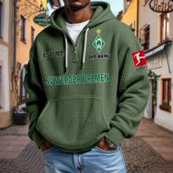 SV Werder Bremen – Waffel-Hoodie neue Version mit Ihrem Namen