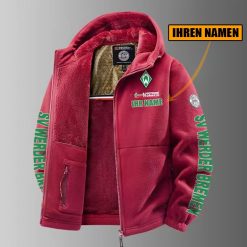 SV Werder Bremen – Winter Zip Hoodie Neue Edition mit Ihrem Namen