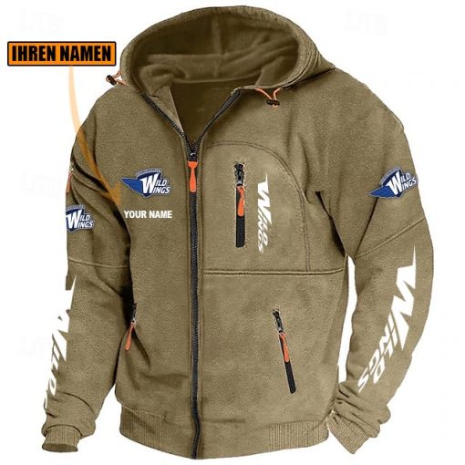 Schwenninger Wild Individueller Name Neue Version Zip-Up-Jacke Schwenninger Wild Individueller Name Neue Version Zip-Up-Jacke