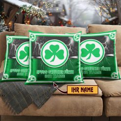 SpVgg Greuther Fürth – Individueller Name im neuen Design, Kissen mit Füllung