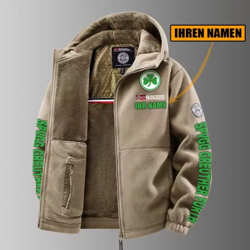 SpVgg Greuther Fürth – Winter Zip Hoodie Neue Edition mit Ihrem Namen SpVgg Greuther Fürth – Winter Zip Hoodie Neue Edition mit Ihrem Namen
