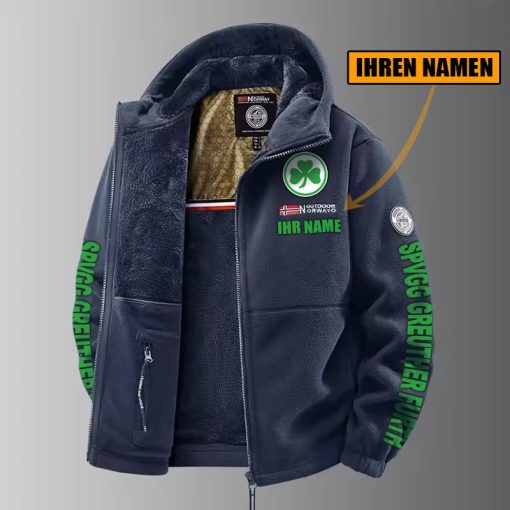 SpVgg Greuther Fürth – Winter Zip Hoodie Neue Edition mit Ihrem Namen SpVgg Greuther Fürth – Winter Zip Hoodie Neue Edition mit Ihrem Namen