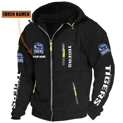 Straubing Tigers Individueller Name Neue Version Zip-Up-Jacke Straubing Tigers Individueller Name Neue Version Zip-Up-Jacke