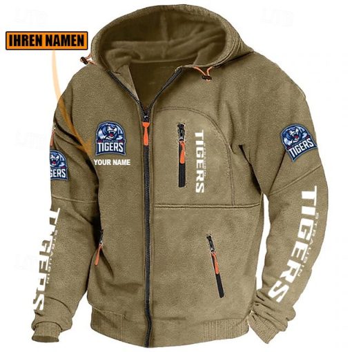 Straubing Tigers Individueller Name Neue Version Zip-Up-Jacke Straubing Tigers Individueller Name Neue Version Zip-Up-Jacke