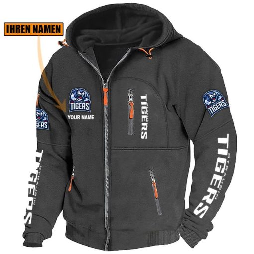 Straubing Tigers Individueller Name Neue Version Zip-Up-Jacke Straubing Tigers Individueller Name Neue Version Zip-Up-Jacke