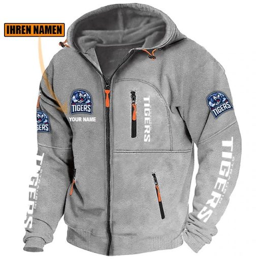Straubing Tigers Individueller Name Neue Version Zip-Up-Jacke Straubing Tigers Individueller Name Neue Version Zip-Up-Jacke