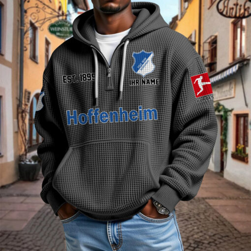 TSG 1899 Hoffenheim – Waffel-Hoodie neue Version mit Ihrem Namen TSG 1899 Hoffenheim – Waffel-Hoodie neue Version mit Ihrem Namen