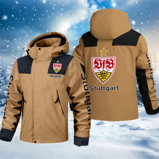 VfB Stuttgart – Outdoorjacke Sportlicher Stil mit Ihrem Namen VfB Stuttgart – Outdoorjacke Sportlicher Stil mit Ihrem Namen