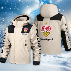 VfB Stuttgart – Outdoorjacke Sportlicher Stil mit Ihrem Namen