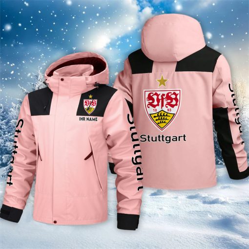 VfB Stuttgart – Outdoorjacke Sportlicher Stil mit Ihrem Namen VfB Stuttgart – Outdoorjacke Sportlicher Stil mit Ihrem Namen