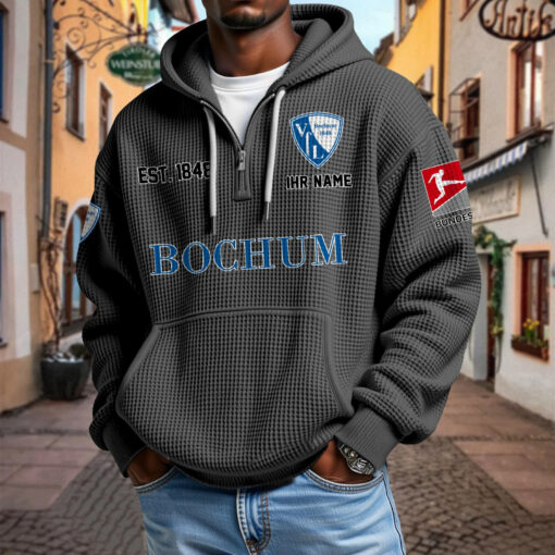 VfL Bochum 1848 – Waffel-Hoodie neue Version mit Ihrem Namen VfL Bochum 1848 – Waffel-Hoodie neue Version mit Ihrem Namen