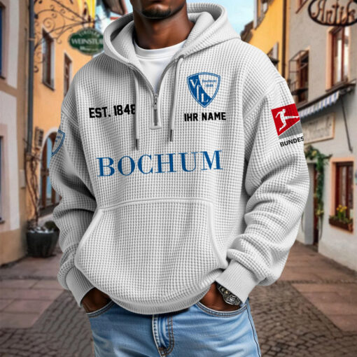 VfL Bochum 1848 – Waffel-Hoodie neue Version mit Ihrem Namen VfL Bochum 1848 – Waffel-Hoodie neue Version mit Ihrem Namen