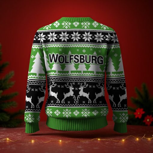 VfL Wolfsburg Fan Edition Weihnachtspullover im neuen Design VfL Wolfsburg Fan Edition Weihnachtspullover im neuen Design
