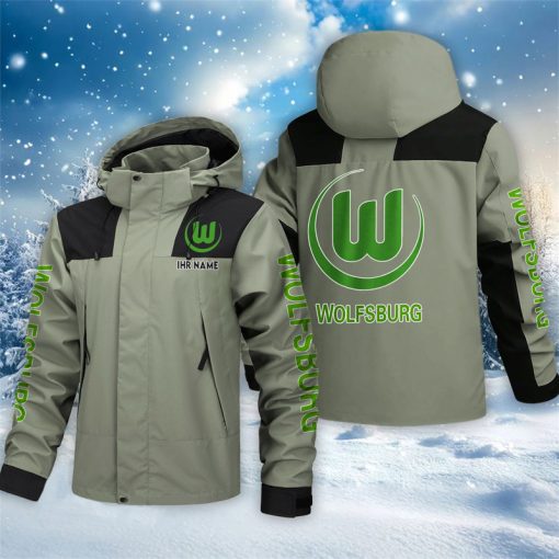 VfL Wolfsburg – Outdoorjacke – Sportlicher Stil mit Ihrem Namen VfL Wolfsburg – Outdoorjacke – Sportlicher Stil mit Ihrem Namen