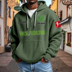 VfL Wolfsburg – Waffel-Hoodie neue Version mit Ihrem Namen