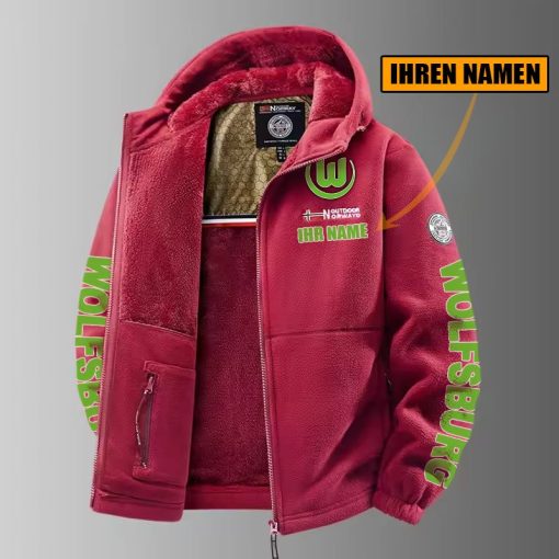 VfL Wolfsburg – Winter Zip Hoodie Neue Edition mit Ihrem Namen VfL Wolfsburg – Winter Zip Hoodie Neue Edition mit Ihrem Namen