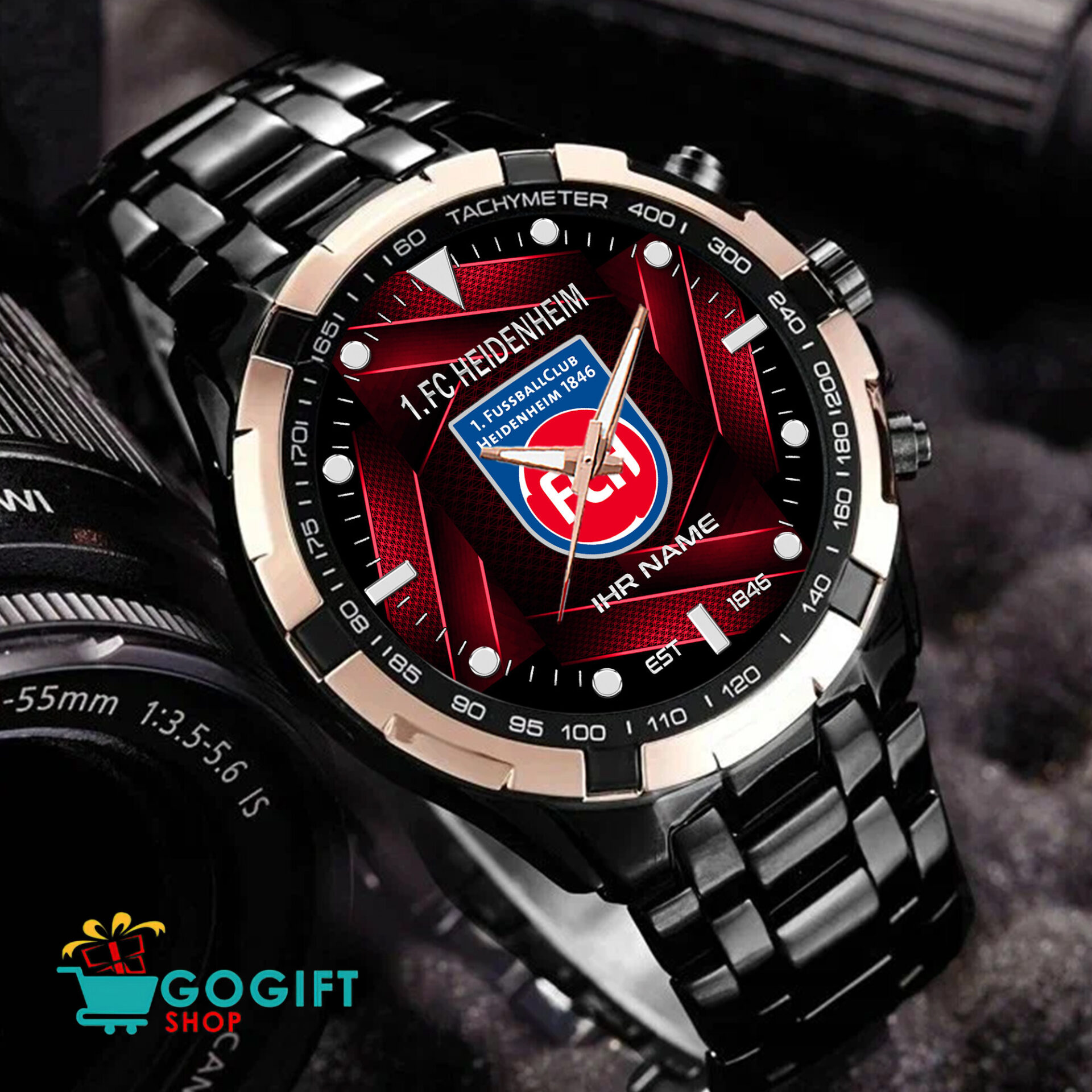 1. FC Heidenheim – Aurora Uhr Sonderausgabe mit Ihrem Namen 1. FC Heidenheim – Aurora Uhr Sonderausgabe mit Ihrem Namen