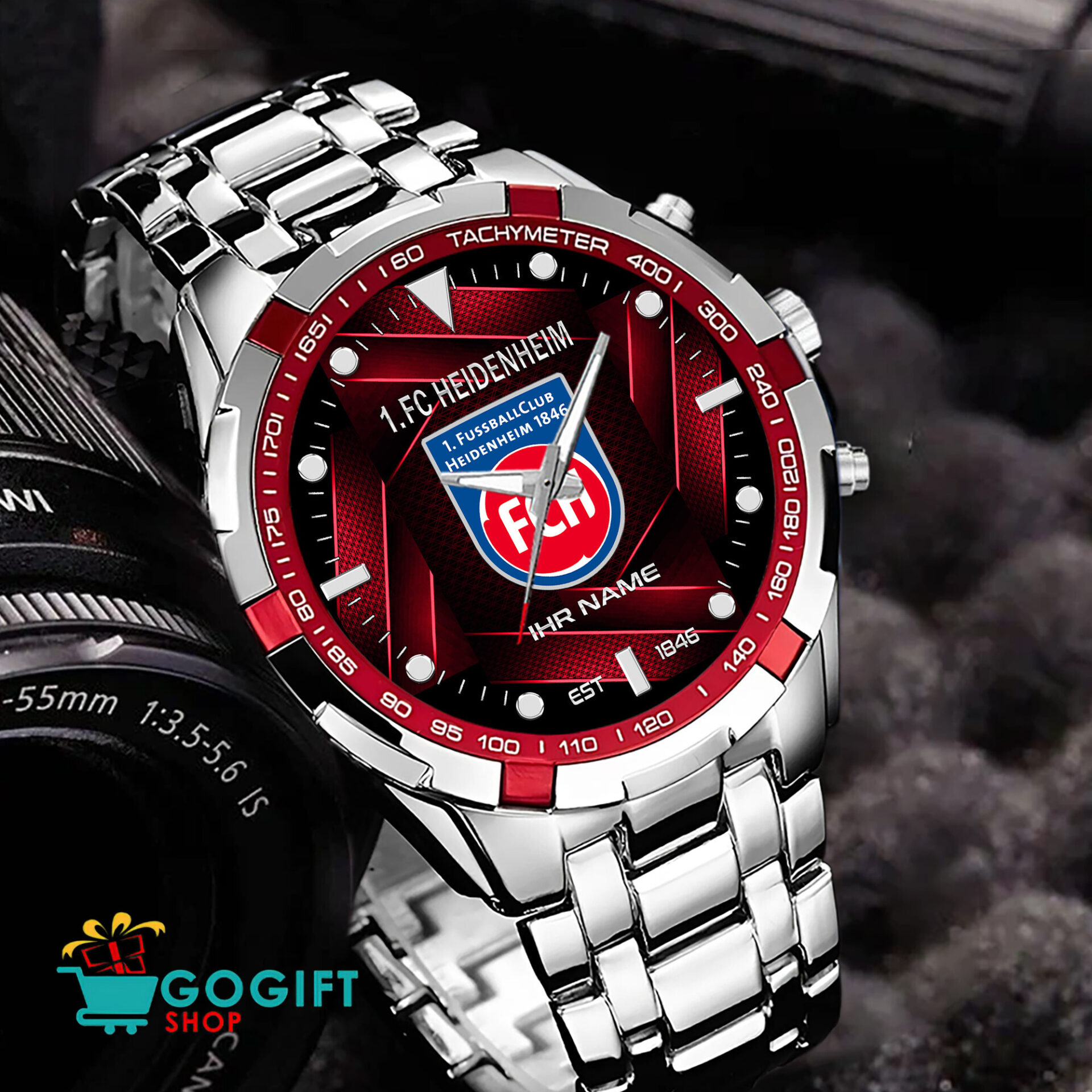 1. FC Heidenheim – Aurora Uhr Sonderausgabe mit Ihrem Namen 1. FC Heidenheim – Aurora Uhr Sonderausgabe mit Ihrem Namen