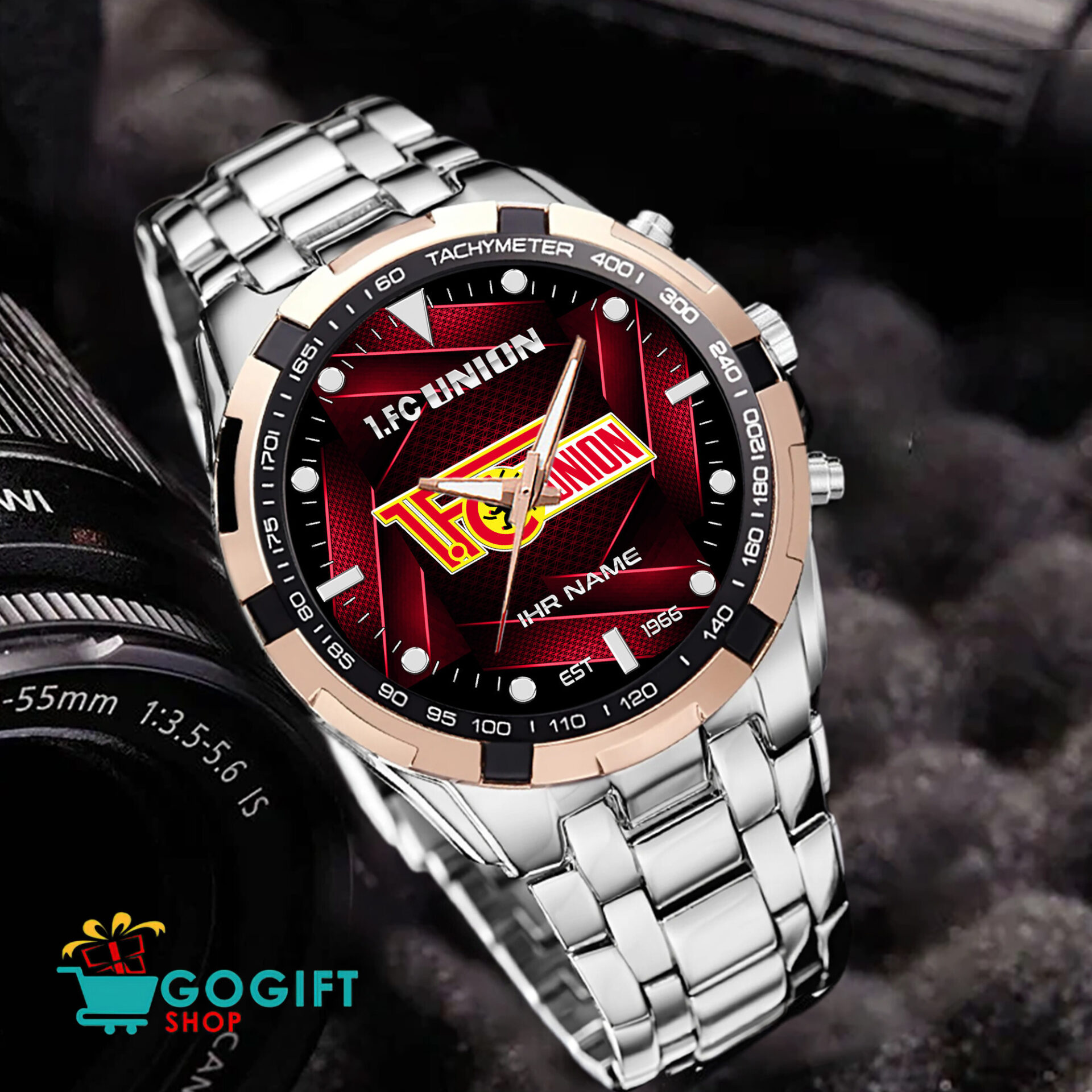 1. FC Union Berlin – Aurora Uhr Sonderausgabe mit Ihrem Namen 1. FC Union Berlin – Aurora Uhr Sonderausgabe mit Ihrem Namen