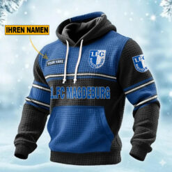 1. FC Magdeburg – Waffelstrick Hoodie Sonderausgabe mit Ihrem Namen