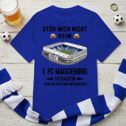 1. FC Magdeburg T-Shirt Neue Version Nur reden wenn es Bier gibt
