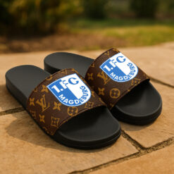 1. FC Magdeburg Neue Edition PU-Pantoletten