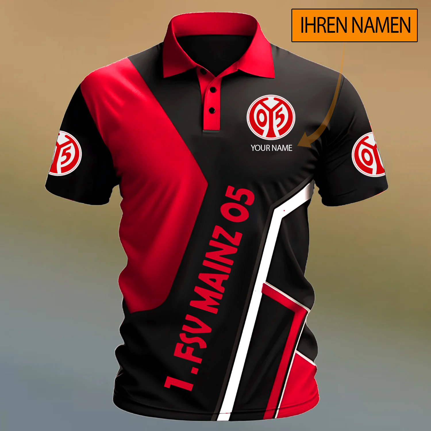 1. FSV Mainz 05 – Polo Hemd Sonderausgabe mit Ihrem Namen 1. FSV Mainz 05 – Polo Hemd Sonderausgabe mit Ihrem Namen
