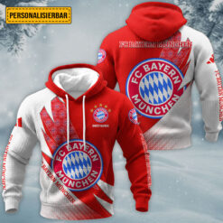 FC Bayern Munich - Waffelstrick Hoodie Limitierte Auflage mit Ihrem Namen