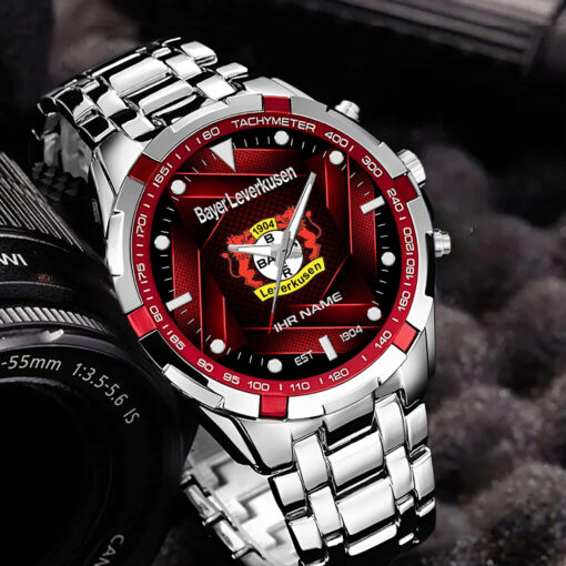 Bayer 04 Leverkusen – Aurora Uhr Neue Version mit Ihrem Namen Bayer 04 Leverkusen – Aurora Uhr Neue Version mit Ihrem Namen