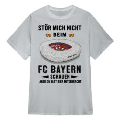 Bayern München T-Shirt Neue Version Nur reden wenn es Bier gibt