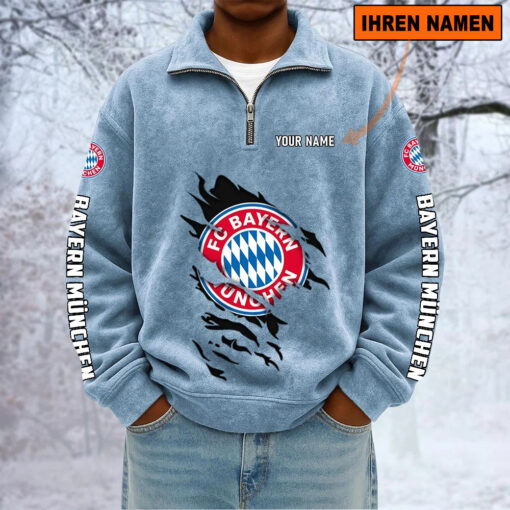 Bayern München – Sweatshirt mit Halbzip – Neue Version mit Ihrem Namen Bayern München – Sweatshirt mit Halbzip – Neue Version mit Ihrem Namen
