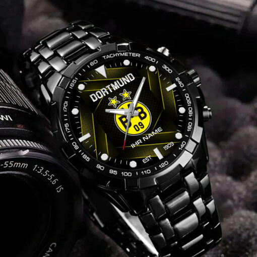 Borussia Dortmund – Aurora Uhr Neue Version mit Ihrem Namen Borussia Dortmund – Aurora Uhr Neue Version mit Ihrem Namen