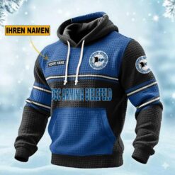DSC Arminia Bielefeld – Waffelstrick Hoodie Sonderausgabe mit Ihrem Namen
