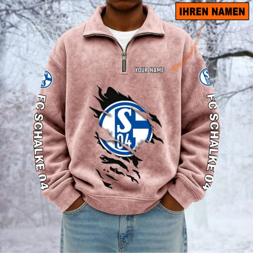 FC Schalke 04 – Sweatshirt mit Halbzip – Neue Version mit Ihrem Namen FC Schalke 04 – Sweatshirt mit Halbzip – Neue Version mit Ihrem Namen