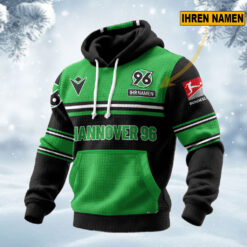 Hannover 96 - Waffelstrick Hoodie Sonderausgabe mit Ihrem Namen