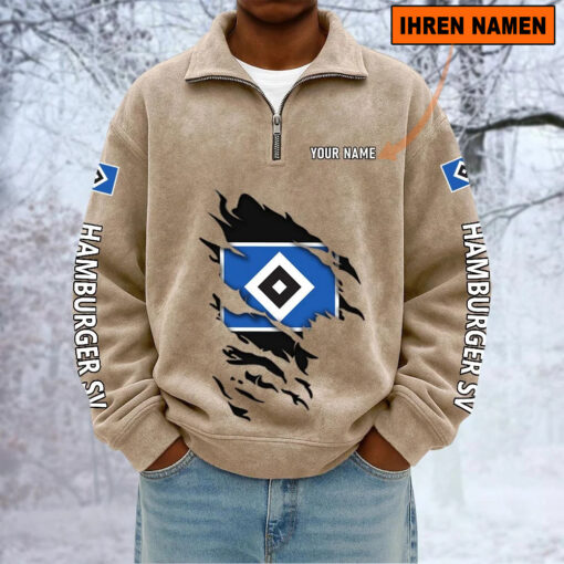 Hamburger SV – Sweatshirt mit Halbzip – Neue Version mit Ihrem Namen Hamburger SV – Sweatshirt mit Halbzip – Neue Version mit Ihrem Namen