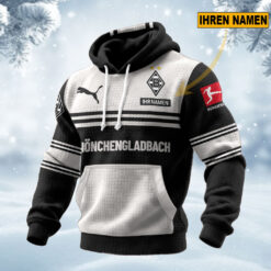 Borussia Mönchengladbach - Waffelstrick Hoodie Sonderausgabe mit Ihrem Namen