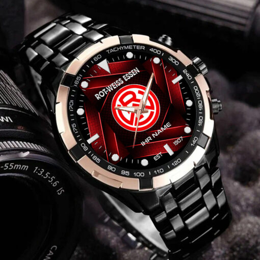 Rot-Weiss Essen – Aurora Uhr Neue Version mit Ihrem Namen Rot-Weiss Essen – Aurora Uhr Neue Version mit Ihrem Namen