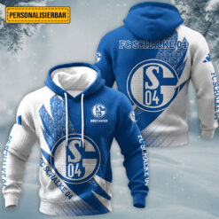 FC Schalke 04 - Waffelstrick Hoodie Limitierte Auflage mit Ihrem Namen