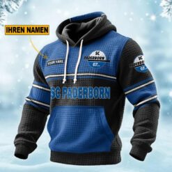SC Paderborn 07 – Waffelstrick Hoodie Sonderausgabe mit Ihrem Namen
