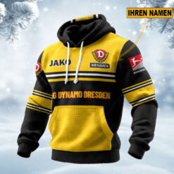 SG Dynamo Dresden - Waffelstrick Hoodie Sonderausgabe mit Ihrem Namen