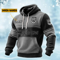 SSV Ulm 1846 – Waffelstrick Hoodie Sonderausgabe mit Ihrem Namen