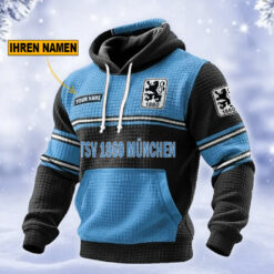 TSV 1860 München – Waffelstrick Hoodie Sonderausgabe mit Ihrem Namen