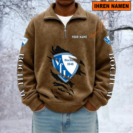 VfL Bochum 1848 – Sweatshirt mit Halbzip – Neue Version mit Ihrem Namen VfL Bochum 1848 – Sweatshirt mit Halbzip – Neue Version mit Ihrem Namen